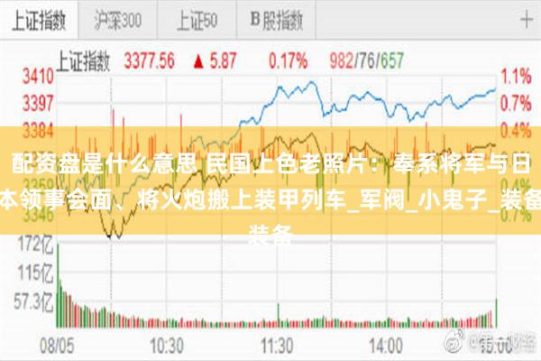 配资盘是什么意思 民国上色老照片：奉系将军与日本领事会面、将火炮搬上装甲列车_军阀_小鬼子_装备